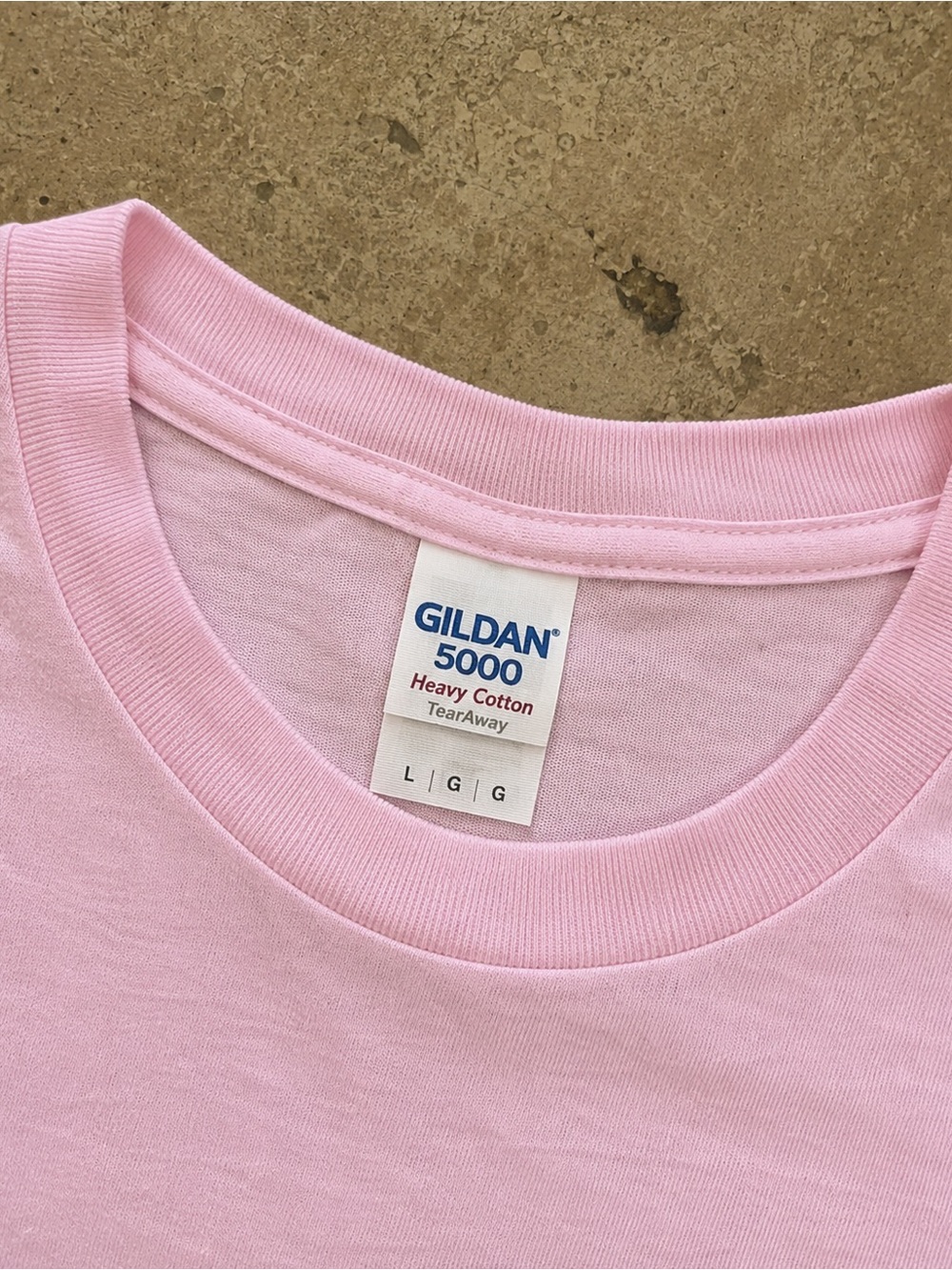 Gildan 5000 Pink Short Sleeve Tee with Monkey Pancake Vintage Graphic Size M - Picture 3 of 5